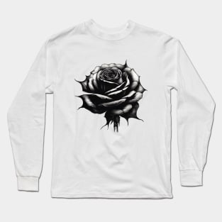 Black Rose Long Sleeve T-Shirt